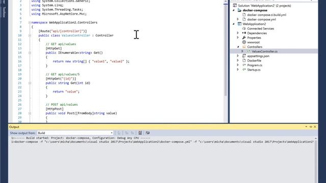 Running .NET Core Project in Docker Demo смотреть онлайн