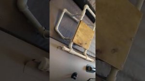 Поворотное кресло в лодку на основание из пвх труб.