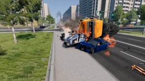 СОН ДЛЯ СЛАБАКОВ! УСНУЛ ПЕРЕД ПРОБКОЙ НА ФУРЕ | BeamNG.drive