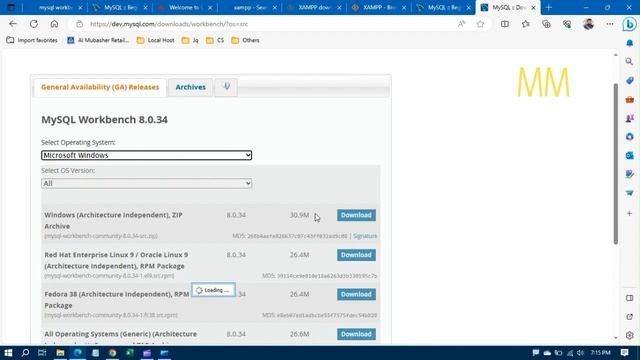 Install Mysql Server & workbench-community-8.0.34 2023 #mysqlserver #mysqlworkbench