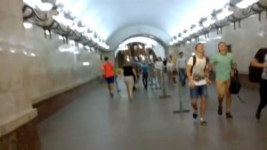 From Arbatskaya U-station to Library Of Lenin U-station | От Арбатской до Библиотеки Ленина