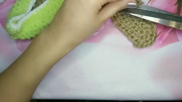 Детские тапочки-пинетки крючком из Alize softy на джутовой подошве на любой размер смотреть онлайн