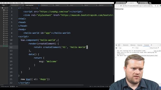 A Better Way To Create Templates In Vue.js? Render Functions Explained