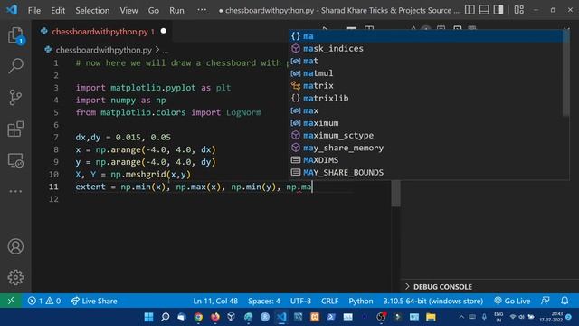Python Program For Creating Chessboard || Create Chessboard with Python || Python Tutorial in Hindi