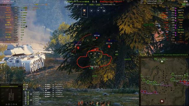 Бой на E75TS 1 отметка на стволе смотреть онлайн