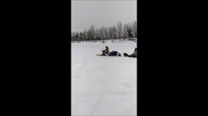 По слузу с модулем толкач на мотобуксировщике МУЖИК