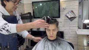 Мужской Андеркат . популярная мужская стрижка