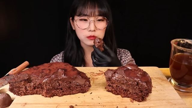 ASMR 찐~한 초코 퍼지 먹방?SWEET CHOCOLATE FUDGE MUKBANG | EATING SOUNDS | 초콜릿 디저트 케이크 리얼사운드