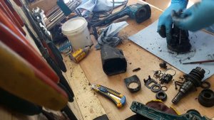 How to disassemble and find problem in Makita hammer drill HR2610 HR2630