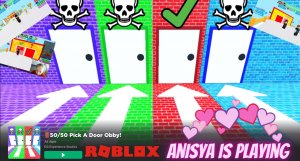 Roblox 50/50 Pick A Door Obby !