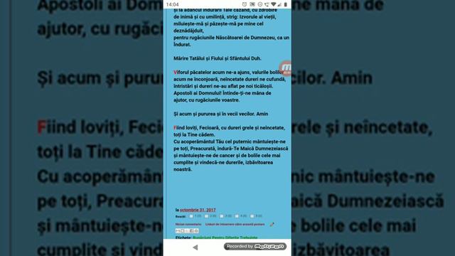 Rugăciune Pentru Izbăvirea de Cancer și Alte Boli Grave... смотреть онлайн