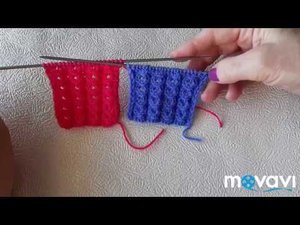 М/К Узор спицами "Замочек"