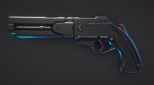 SCIFI Pistol в 3D от re1monsen