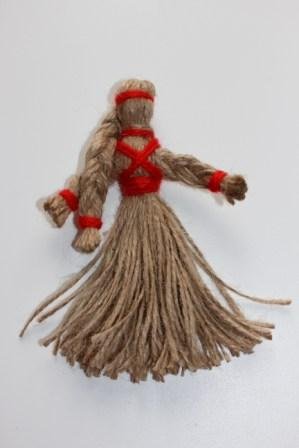 Джутовая куколка своими руками || Поделки из джута