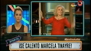 ¡Se calentó Marcela Tinayre!