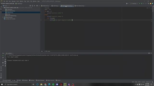 if statement, if else statement, if elif else statement, nested if statement смотреть онлайн