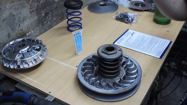 Замена вариатора Yamaha T Max / Polini / MD / смотреть онлайн