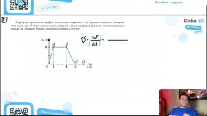 На рисунке представлен график зависимости координаты х от времени t для тела, движущегося вдоль - №
