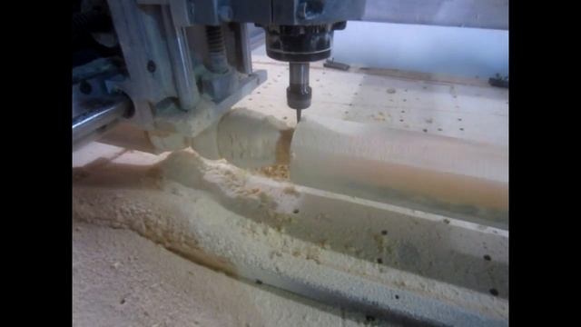 Резная балясина на самодельном станке с ЧПУ смотреть онлайн