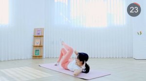 At Home Pilates Workout l Slim Waist & Weight Loss l  Korean Hourglass Workout l Slim Body Challeng