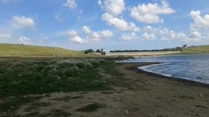 Озёра Крыма. Озеро возле посёлка Фронтовое. Ленинский район.