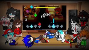 Friday Night Funkin React Burning In Hell