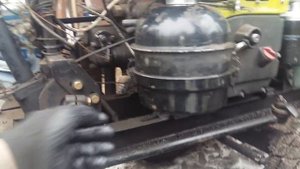 Воздушный фильтр из ЗАЗ на мототрактор