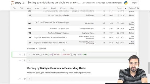 How to sort Data frame by multiple columns | Data Science | Pandas Tutorial Python