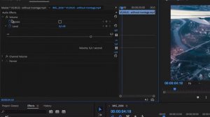 Как сделать аудио тише или громче в Adobe Premier Pro? (изменяем громкость на видео)