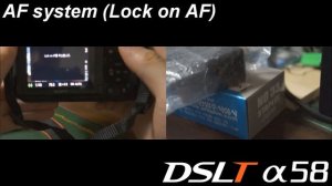 Sony DSLT a58 Review, Part02 'Exmor APS HD CMOS, AF system (Lock on AF)' by 4District.com