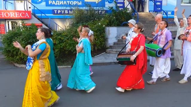 Джая Джаганнатх на улицах Ижевска, Нрисимхи д д , 23 09 2018 смотреть онлайн