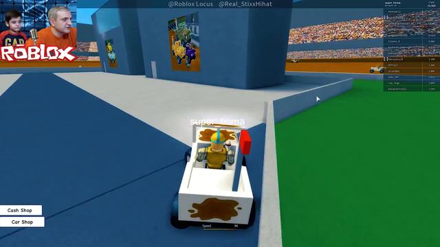 Роблокс симулятор СУПЕР ГОНКИ НА ДЖИПАХ. или нет?  ROBLOX по русски.