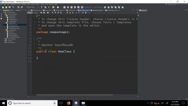 JAVA Bangla Tutorials 38 - JAVA Interface Implementation
