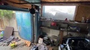 Монтаж блока двигателя Мазда 626 gf. В гаражных условиях без помощника.