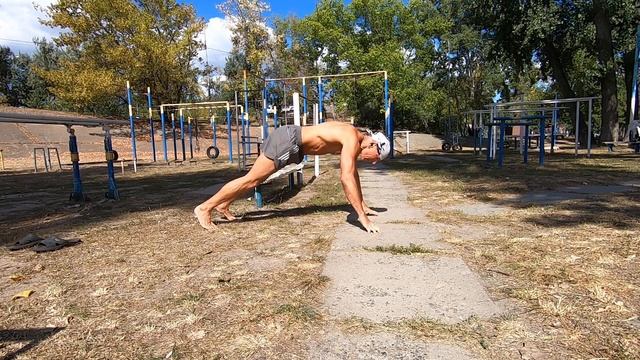 Прыжки с кулаков (кентосы) на пучки пальцев (лапа тигра) на жесткой поверхности-2. смотреть онлайн