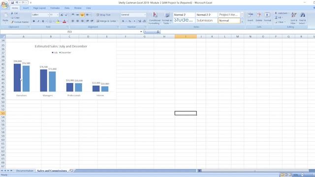 Shelly Cashman Excel 2019 | Module 3: SAM Project 1a #shellycashmanexcel2019 #module3 #samproject1a