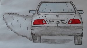 Рисунок BMW и Мерседес