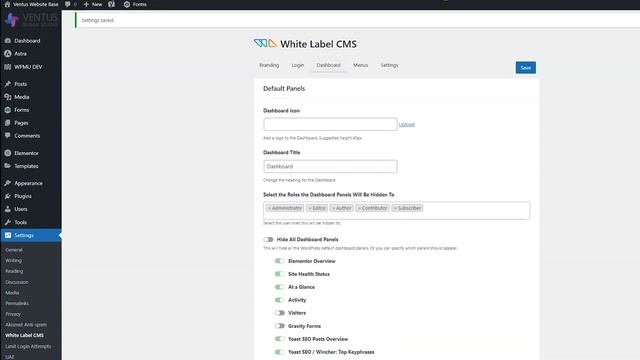 White Label CMS Plugin: Customize the WordPress Admin Dashboard and Login Page смотреть онлайн