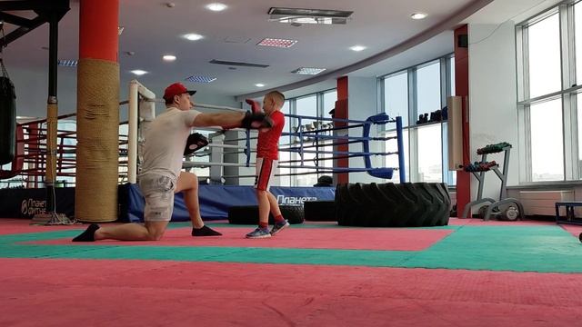 93 тренировка )) тренер детям