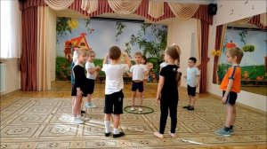 Игра с мячиком. Музыкальная игра малой подвижности. Ритмика для детей 5-6 лет