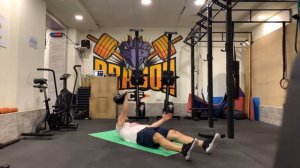 Турецкий сит  ап с гирей