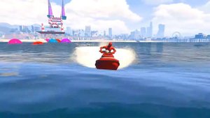 Мультики про Цветные Полицейские Мотоциклы и Водные Мотоциклы с Супергероями для Детей Учим Цвета