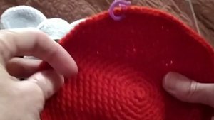 Прихватка "Яблоко" крючком для начинающих.