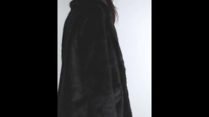 Шуба из эко меха Grand Furs 231 черная