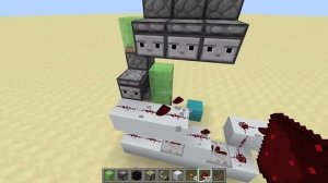 Minecraft Tutorial:  3x11 Sand Door, Powdered Concrete, Gravel, (java, PS3 PS4 only)