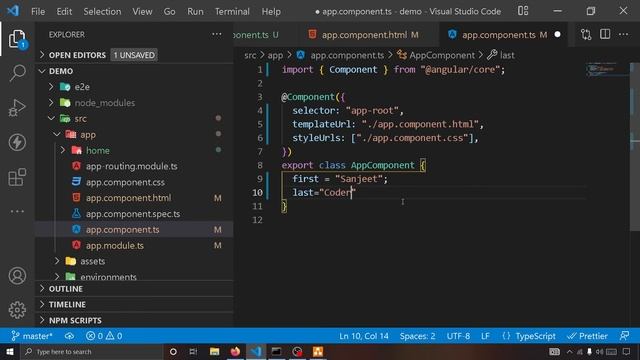 Angular Data Binding | Interpolation | Angular Interpolation