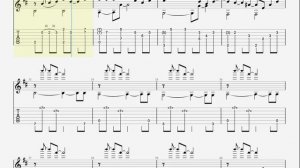 SEVEN BOSSA by Jérémy Cauliez fingerstyle guitar tutorial tabs