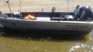 Моя лодочка windboat 4.0 с мотором mercury f10 EFI