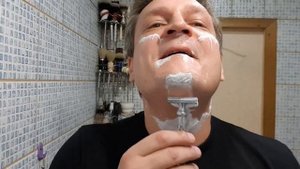 Бритьё.YAQI-24 мм, PEARL-SHD-24, Stirling Barbershop - Shave Soap, Feather