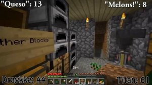 Minecraft MEGA HARCORE "Quest To Kill Ender Dragon" #8: Melons & Queso PART 2